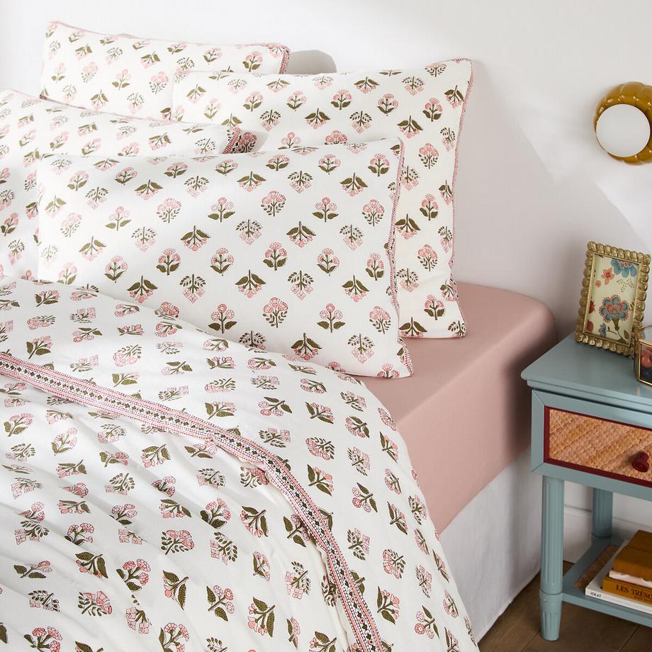Housse de couette en coton lavé