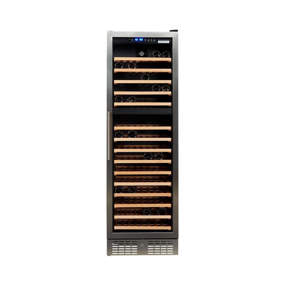 Kibernetik WKH168F01 Weinklimaschrank Chromstahl  