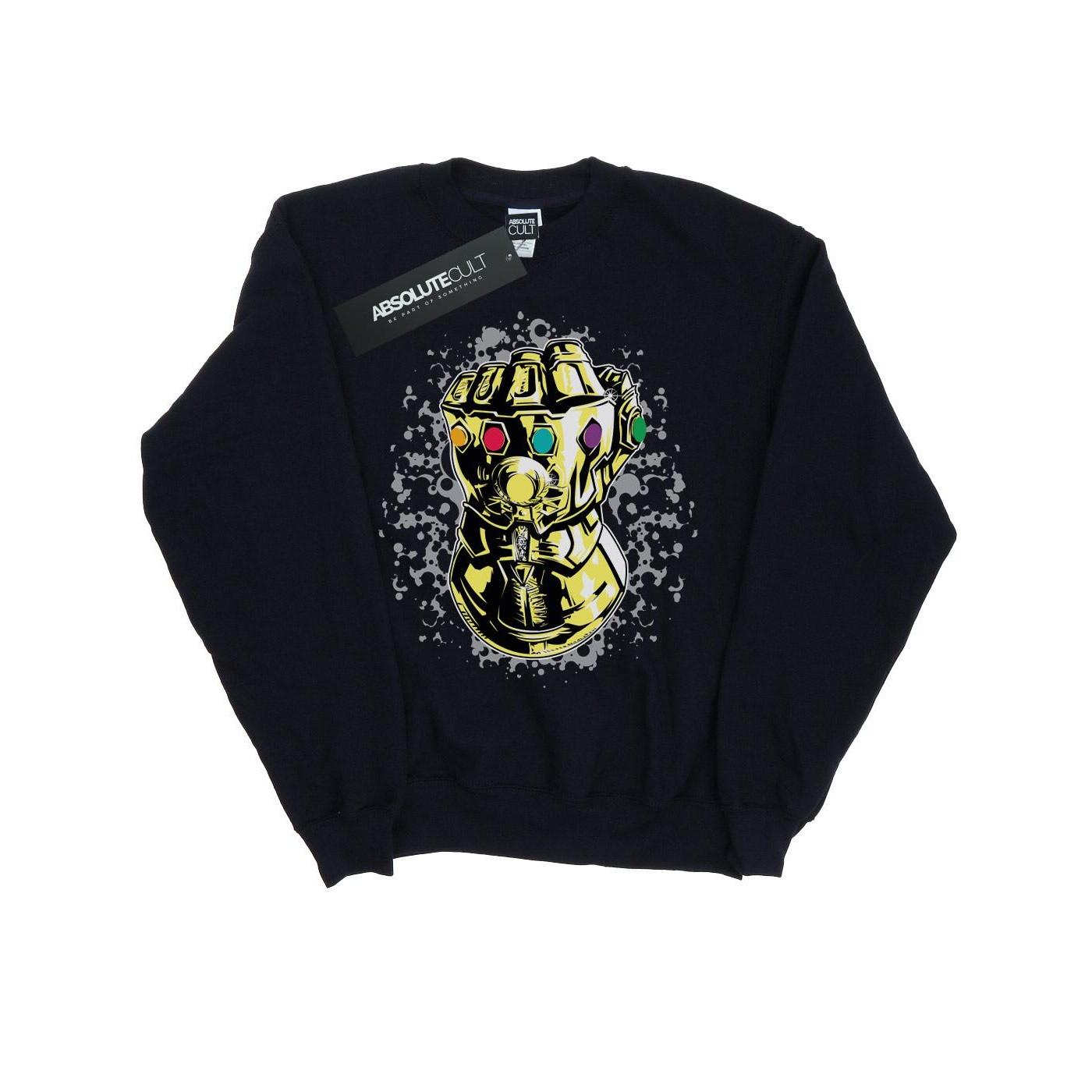 Image of Avengers Infinity War Thanos Fist Sweatshirt Mädchen Marine 152-158
