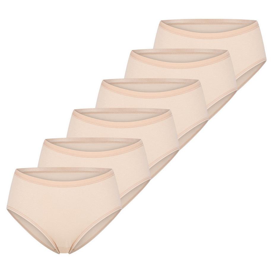 6er Pack GO Daily Cotton - Midi Slip