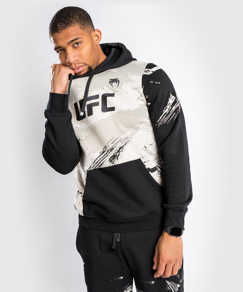 Image of Ufc Authentische Kampfche 2.0 Kapuzenpullover Herren Weiss S
