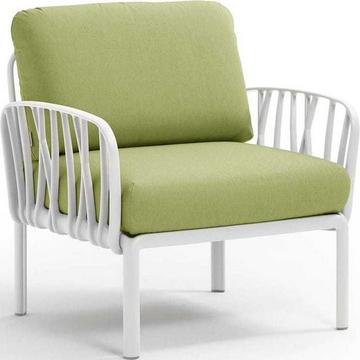 Fauteuil de jardin Komodo blanc avocat