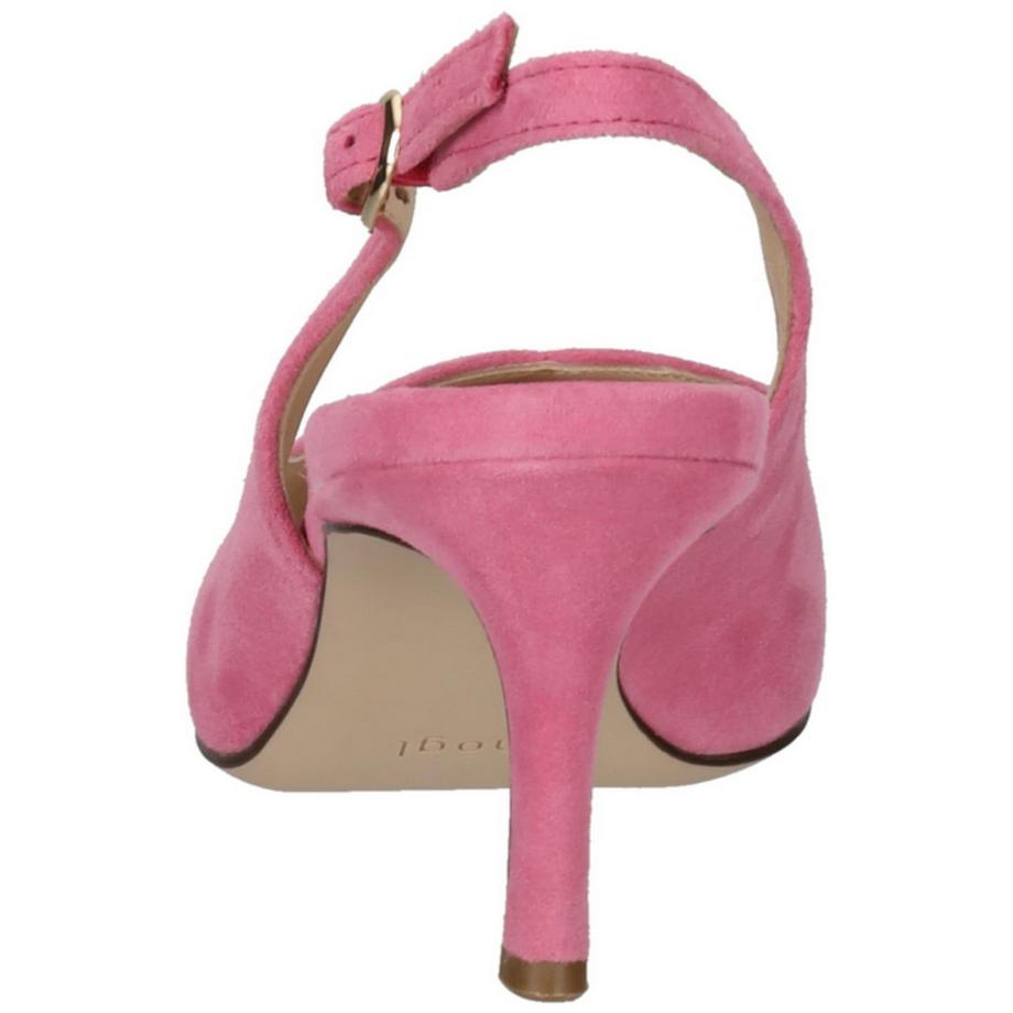 Högl Pumps Stiletto Spitz zulaufende Zehenpartie Schnalle  