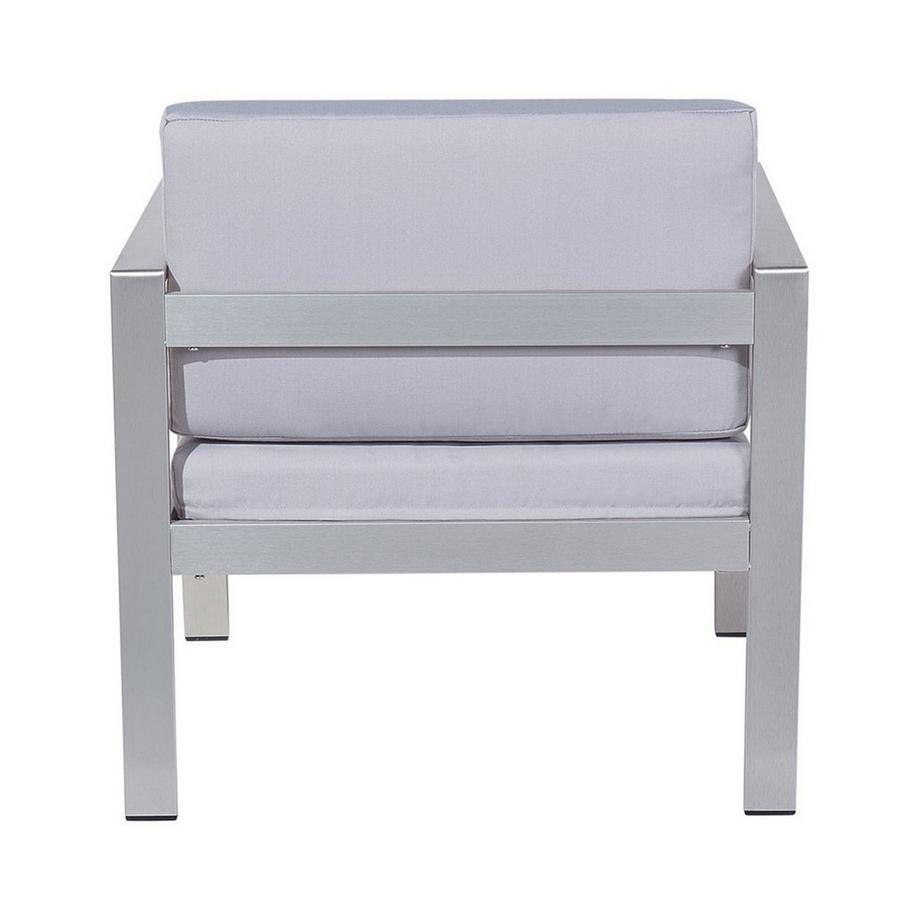 Beliani Poltrona da giardino en Alluminio Industriale SALERNO  