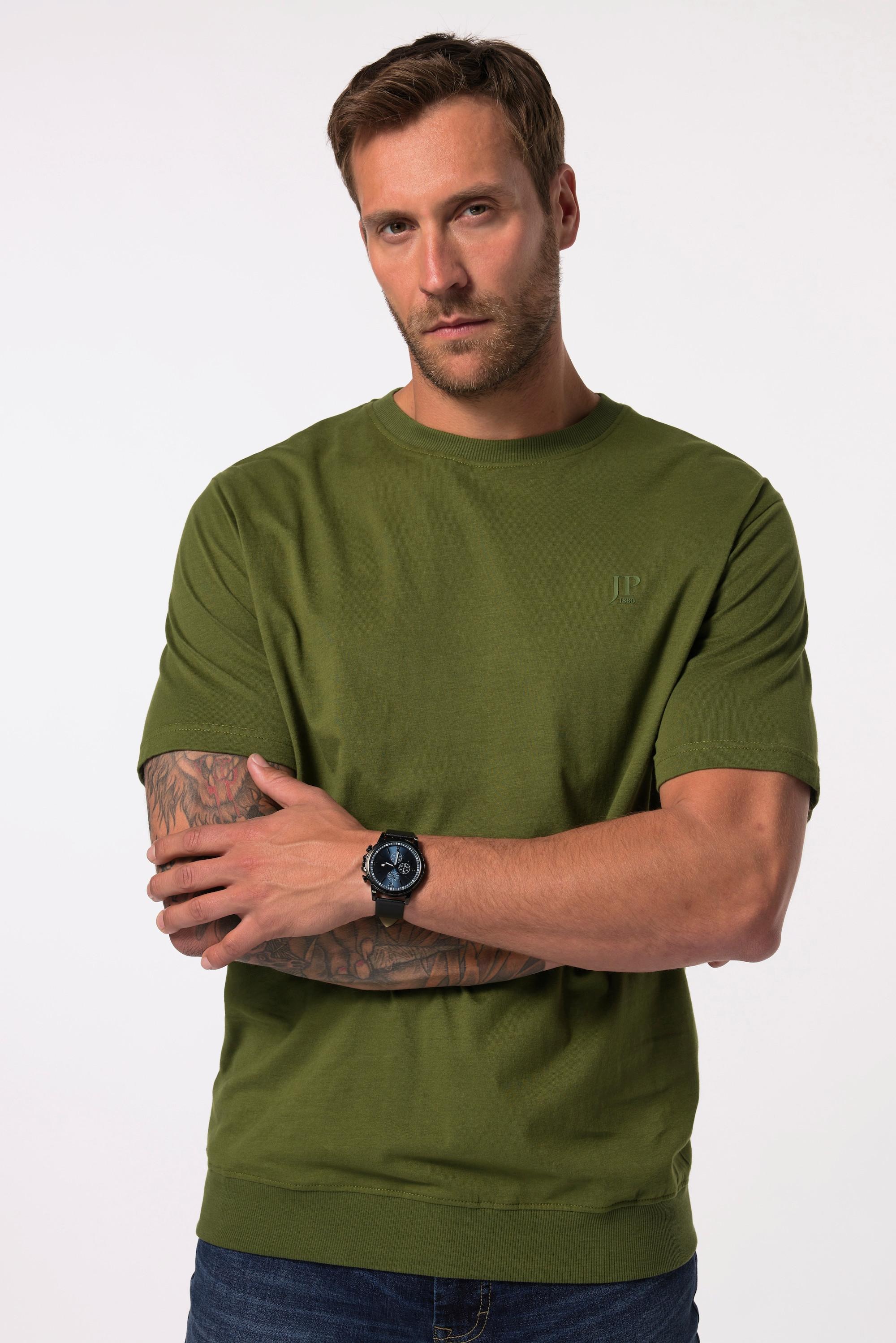 JP1880 Basic Halbarm T-Shirt Bauchfit  