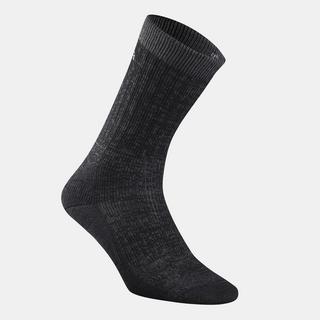QUECHUA SH900 Warme halbhohe Wandersocken 2er-Pack  
