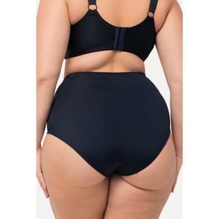 Ulla Popken  Culotte gainante, taille haute, empiècement en tissu Jacquard 