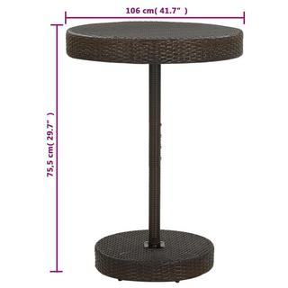 VidaXL Bar-set poly-rattan  