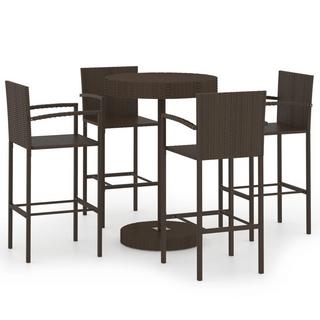 VidaXL Bar-set poly-rattan  