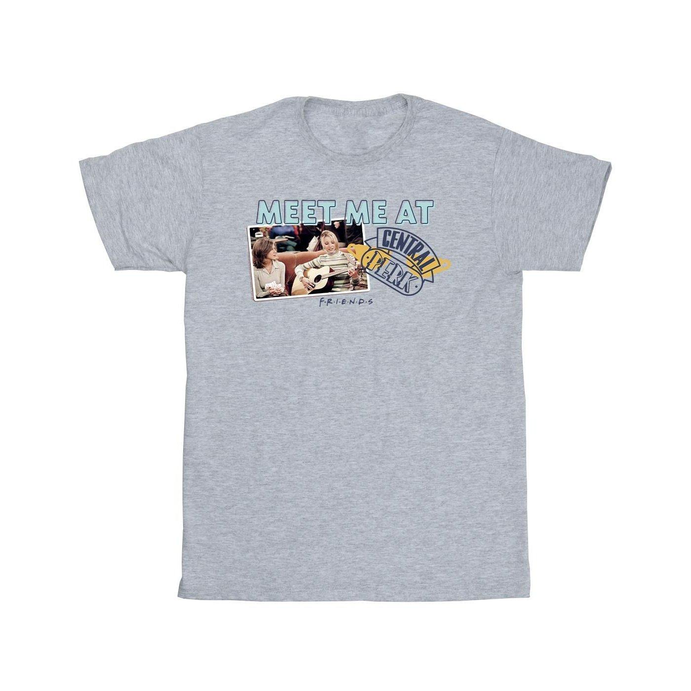 Image of Meet Me At Central Perk Tshirt Herren Grau M
