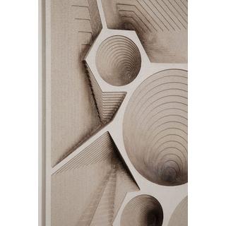 KARE Design Quadro oggetto Vulcano Ten 80x120  