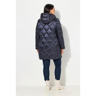 Ulla Popken  HYPRAR Steppjacke, Kapuze, 2-Wege-Zipper, Zipptaschen 