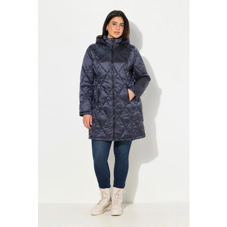 Ulla Popken  HYPRAR Steppjacke, Kapuze, 2-Wege-Zipper, Zipptaschen 