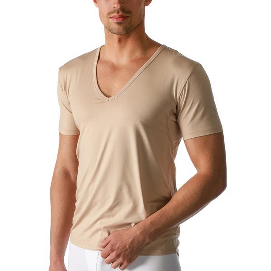 mey Dry Cotton Kurzarm V-Ausschnitt Unterhemd 2er Pack  