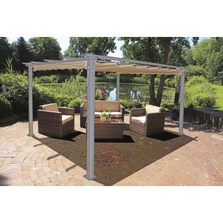 mutoni Gazebo da giardino Pecos beige 395x295  