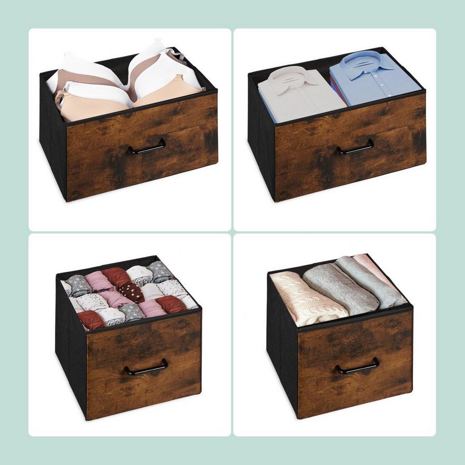 Northix Commode 7 tiroirs en tissu  