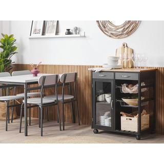 Beliani Servierwagen aus MDF-Platte Modern BOVES  