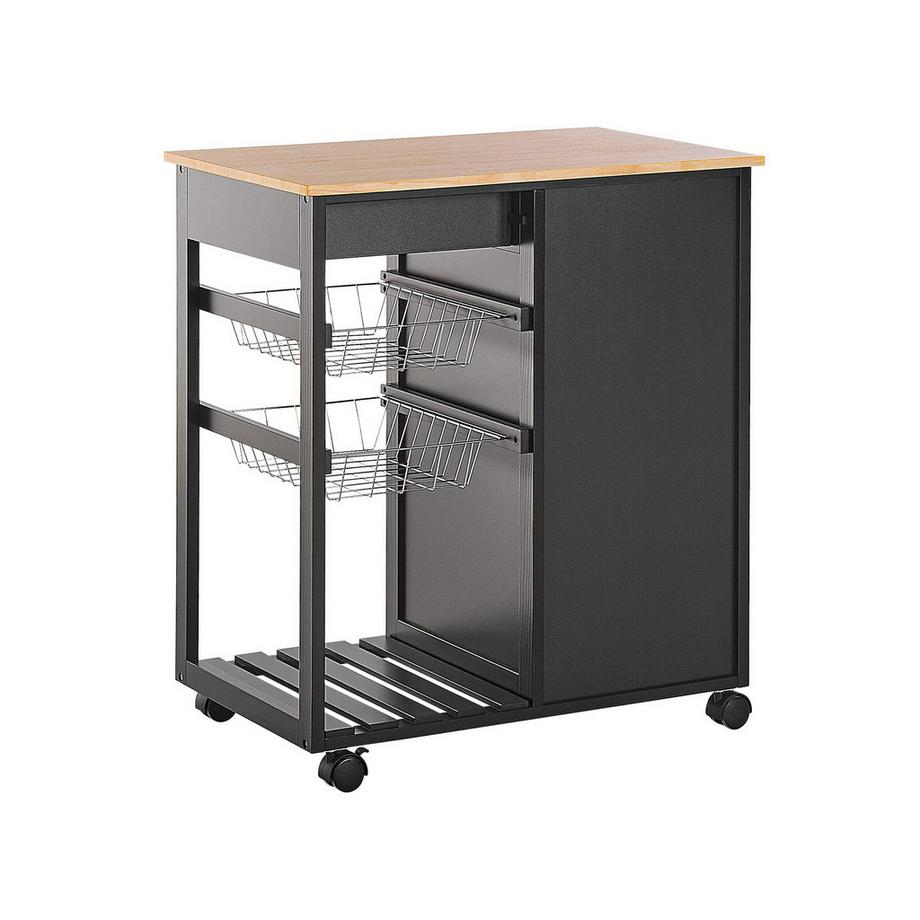 Beliani Carrello portavivande en Fibra a media densità (MDF) Classico BOVES  