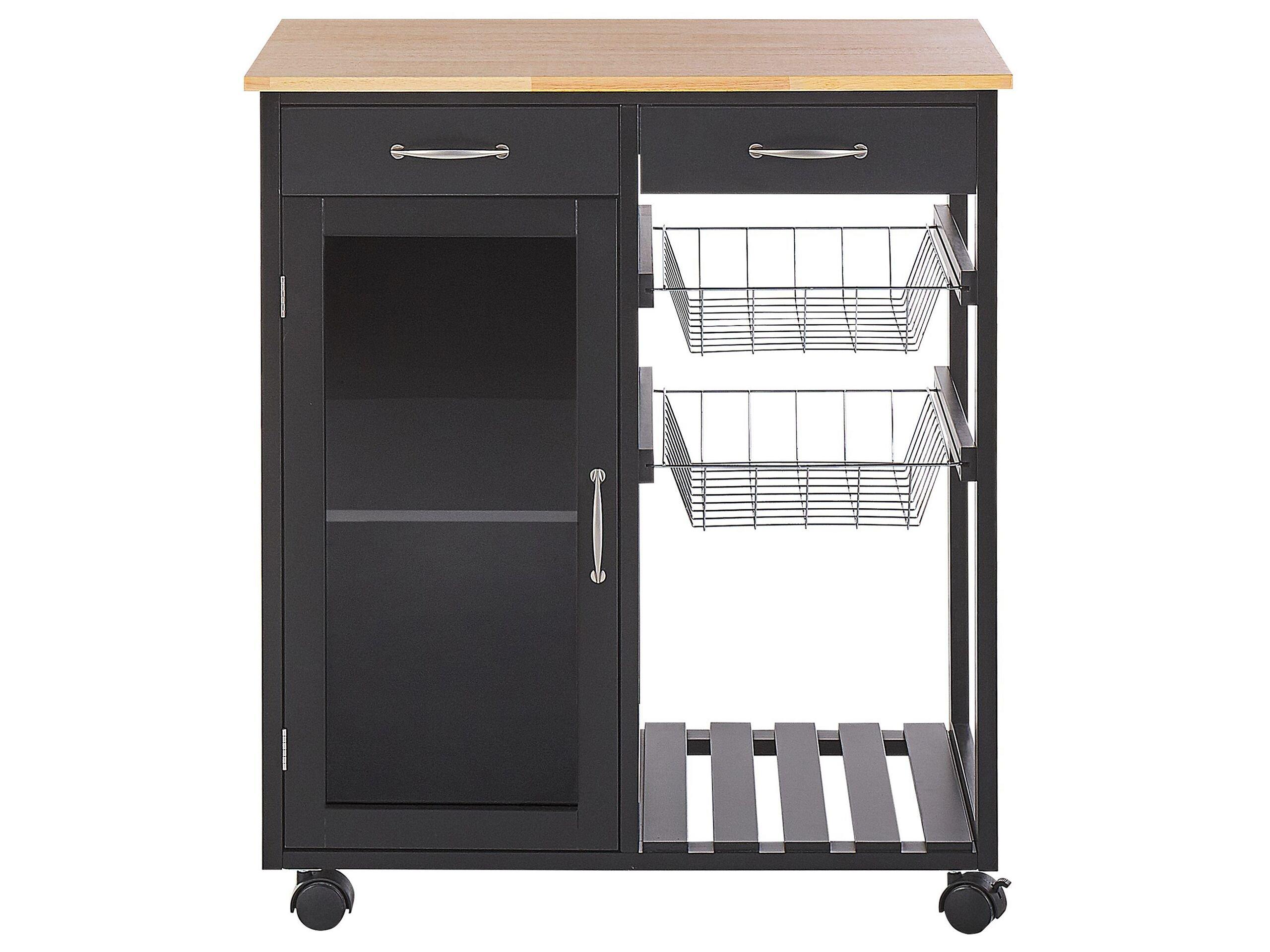 Beliani Chariot de cuisine en MDF Moderne BOVES  