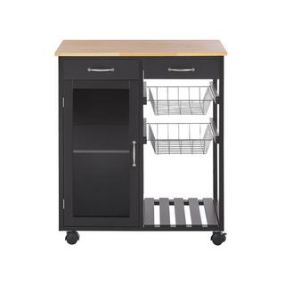 Beliani Chariot de cuisine en MDF Moderne BOVES  