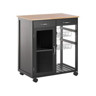 Beliani Chariot de cuisine en MDF Moderne BOVES  