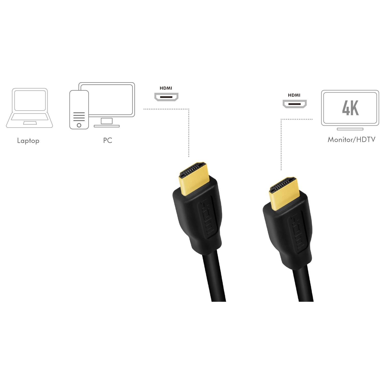 LogiLink  HDMI-Kabel Premium High Speed ​​4K/60Hz 1m 