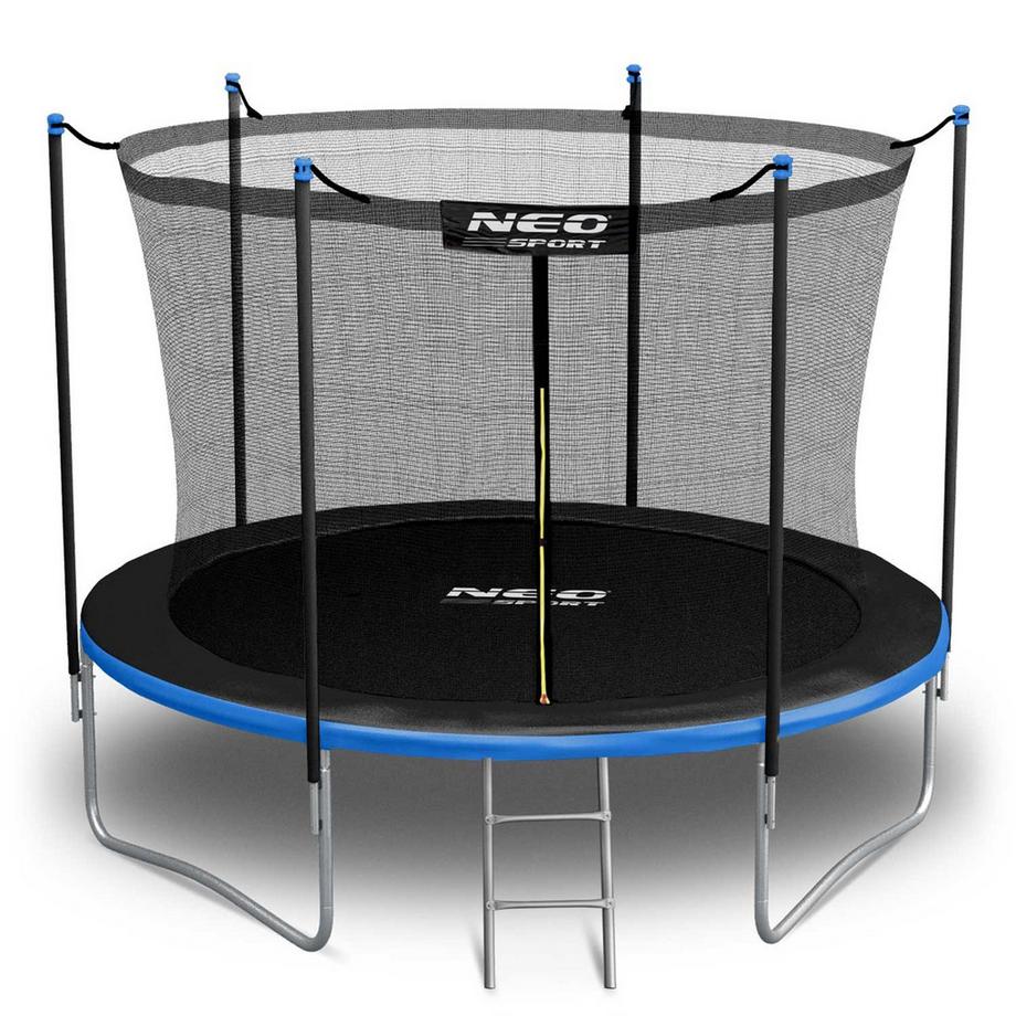 B2X Trampolino da giardino 183 cm con rete integrata e scala di Neo-Sport  