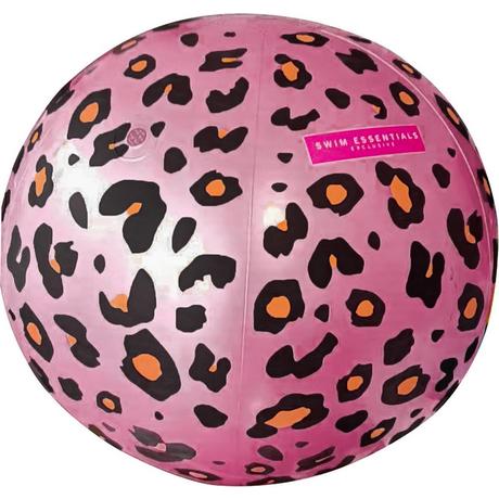 Swim Essentials  Wasserball mit Sprinkler Funktion Rose Leopard 