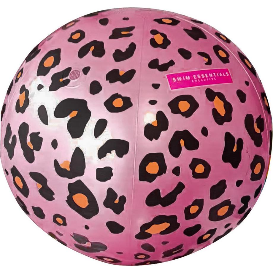 Swim Essentials  Wasserball mit Sprinkler Funktion Rose Leopard 