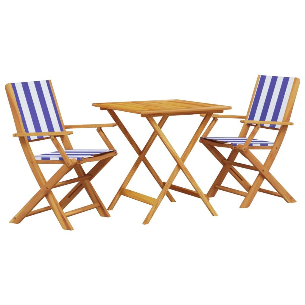 VidaXL Bistro set akazienholz  