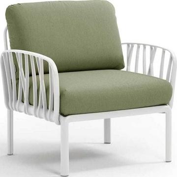 Fauteuil de jardin Komodo blanc vert