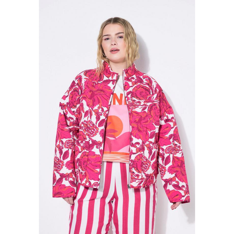 Studio Untold Giacca trapuntata oversize stampa allover  