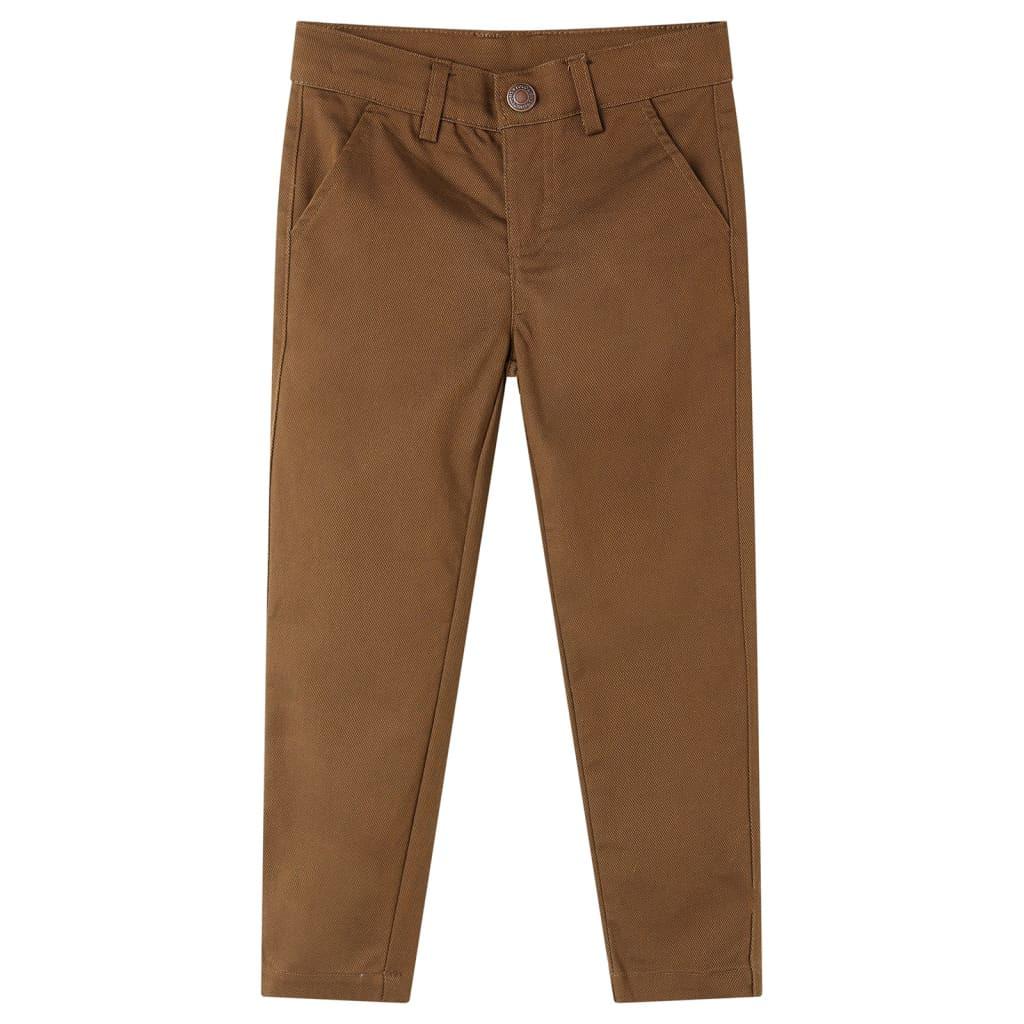 Image of Kinderhose Baumwolle Unisex Braun 92