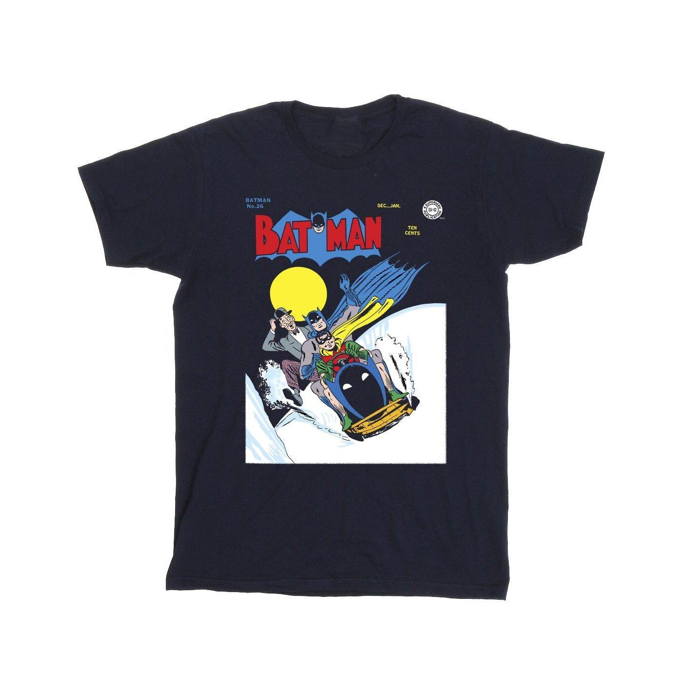 Image of Batman Snow Mobile Tshirt Herren Marine 3XL