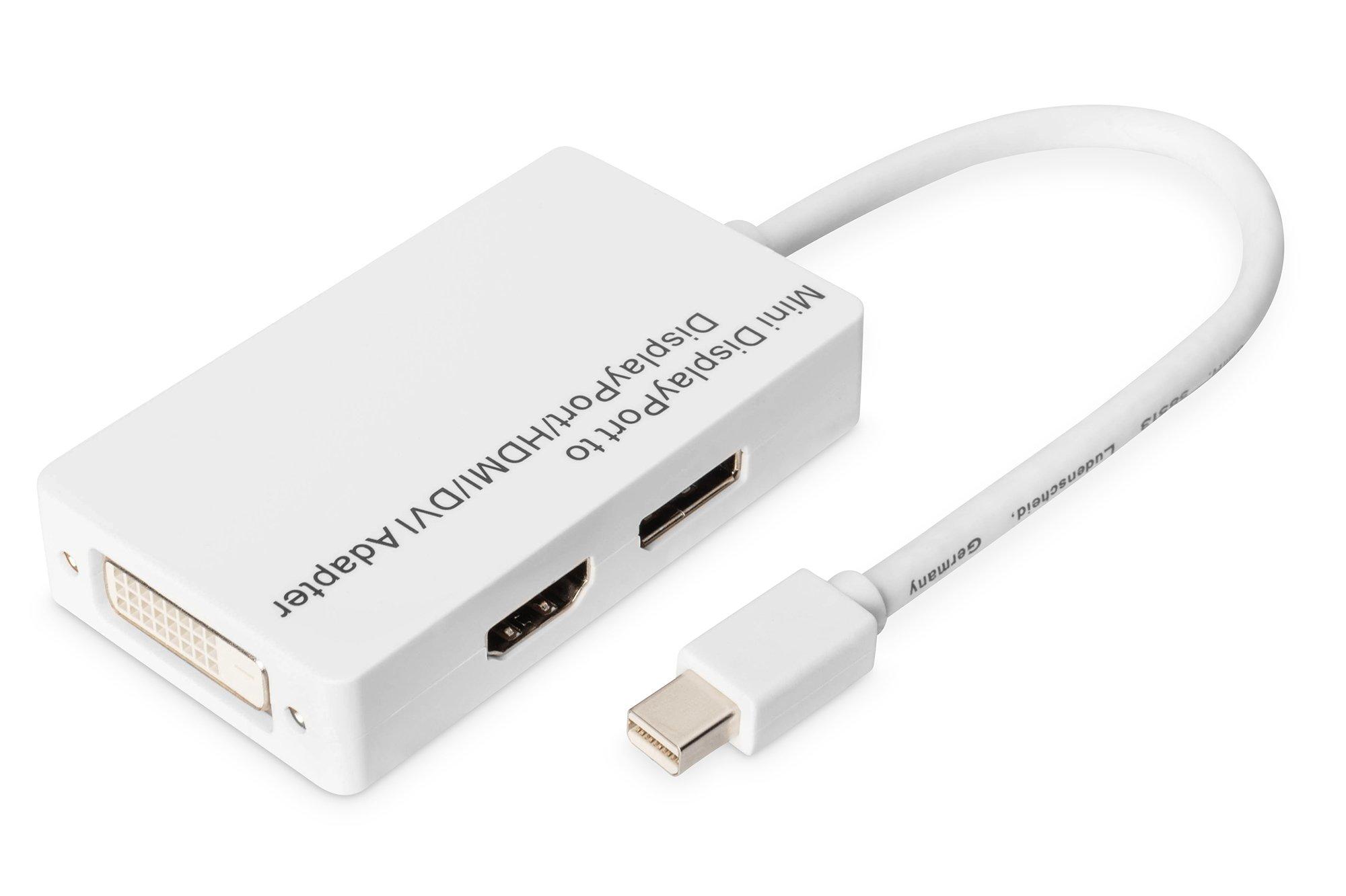 Digitus  Digitus Adattatore a Mini DisplayPort - DisplayPort, HDMI + DVI 