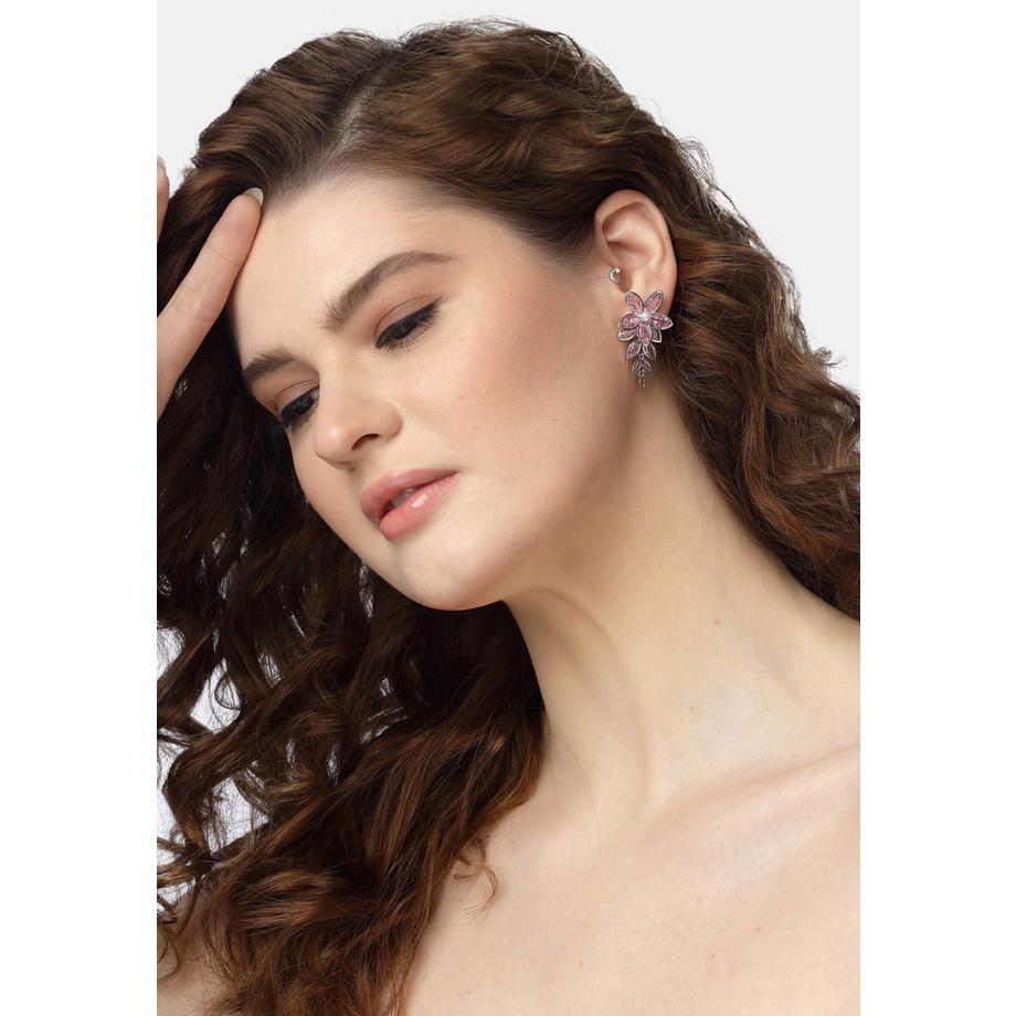 AVANT-GARDE PARIS  Perlmutt-Florale Kaskaden-Ohrringe 