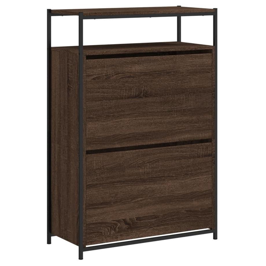 VidaXL Armoire à chaussures bois d'ingénierie  