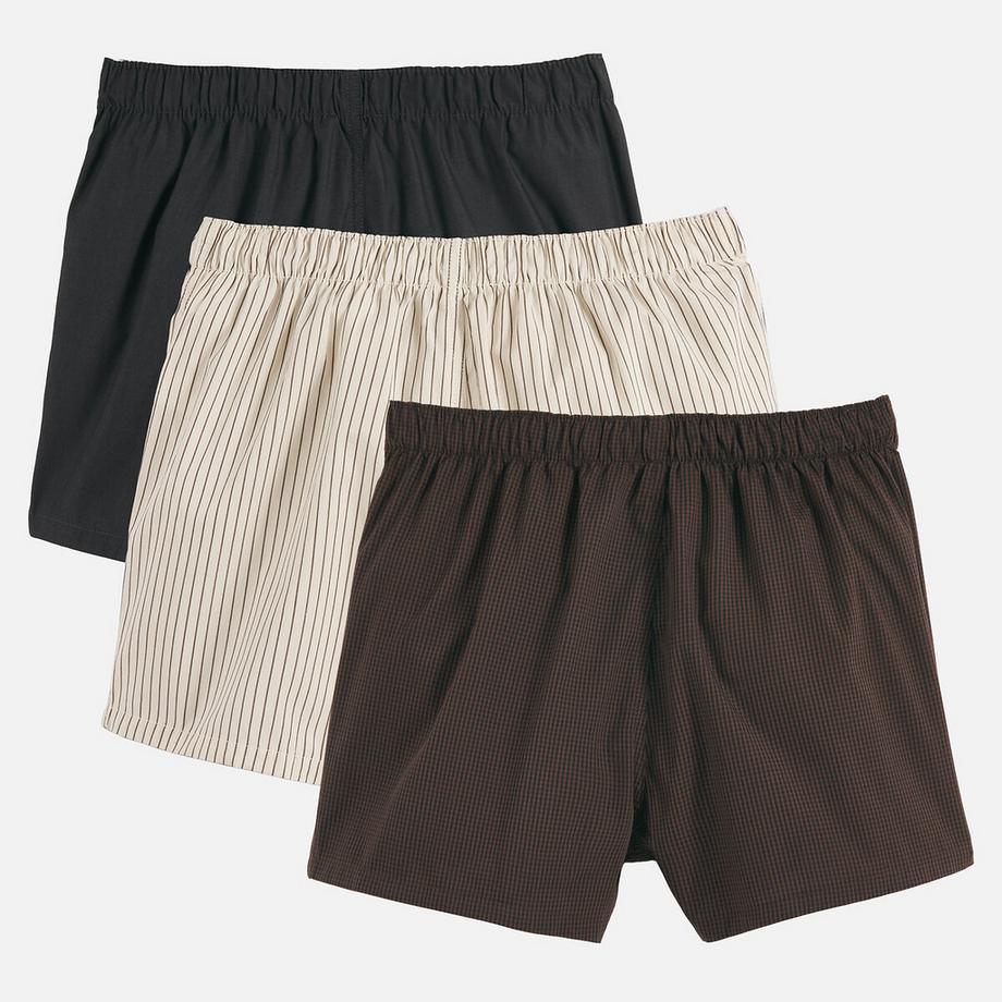 La Redoute Collections Lot de 3 Caleçons  