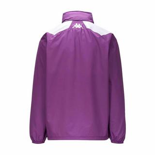 Kappa  wasserdichte trainingsjacke real valladolid adverzip 2023/24 