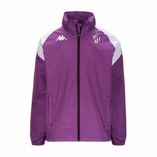 Kappa  wasserdichte trainingsjacke real valladolid adverzip 2023/24 