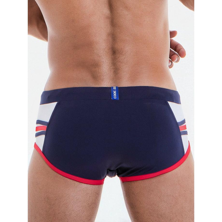 Code22 Slip de bain Multistripe  