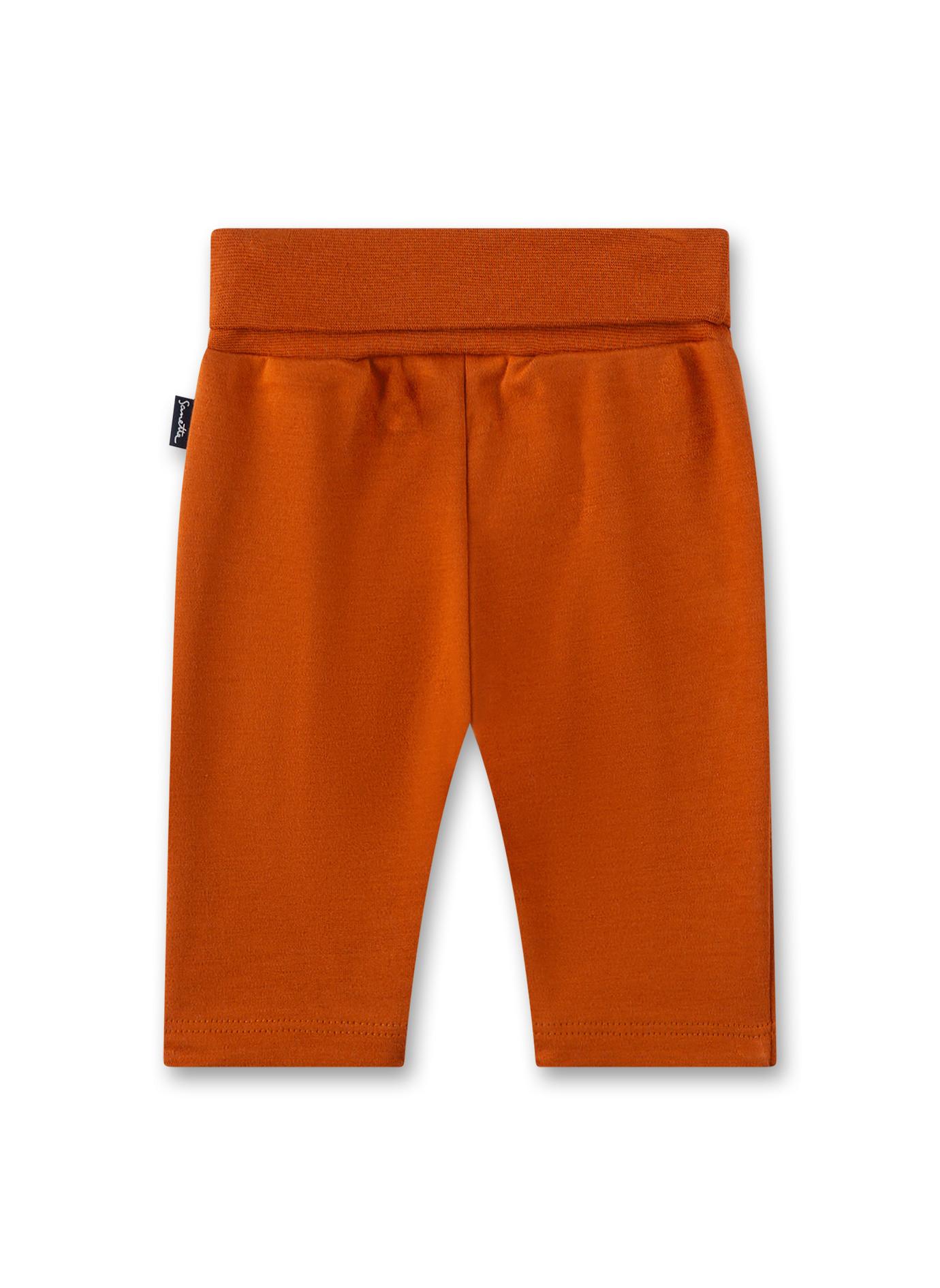 Sanetta Fiftyseven  Baby Jungen Sweathose orange 