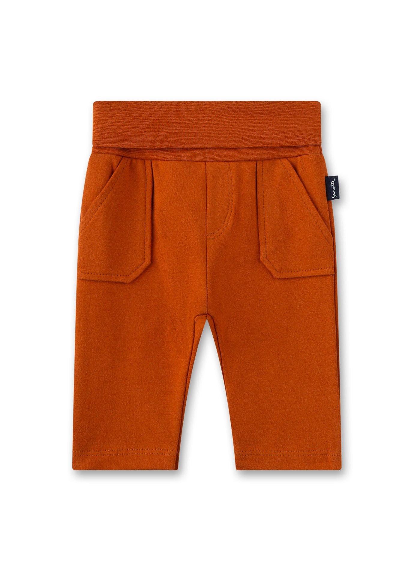 Sanetta Fiftyseven  Baby Jungen Sweathose orange 