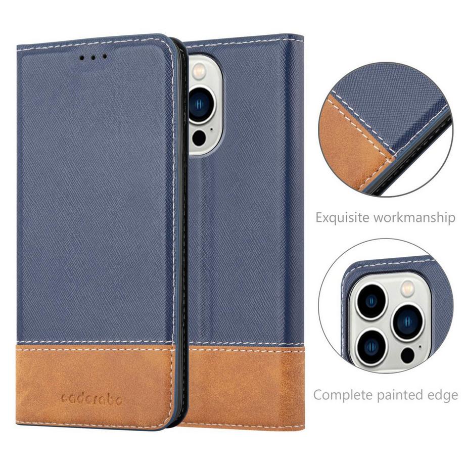 Cadorabo  Housse compatible avec Apple iPhone 14 PRO MAX - Coque de protection avec fermeture magnétique, fonction de support et compartiment pour carte 