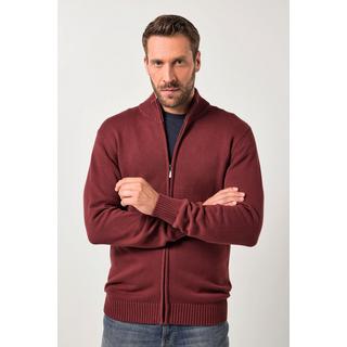 JP1880 Strickjacke Stehkragen Rippbündchen  