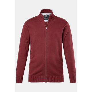 JP1880 Strickjacke Stehkragen Rippbündchen  