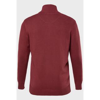 JP1880 Strickjacke Stehkragen Rippbündchen  