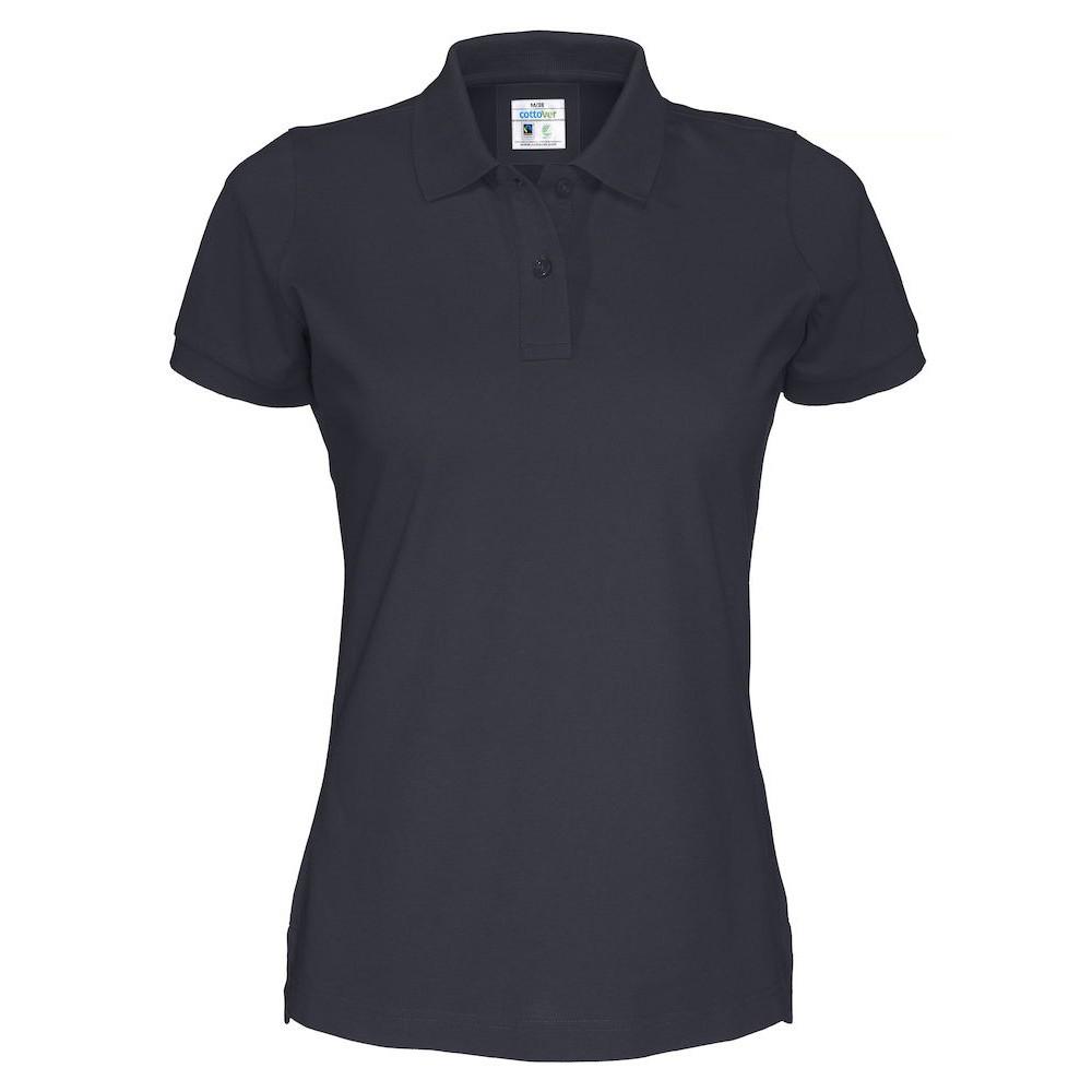 Image of Pique Lady Tshirt Damen Marine L