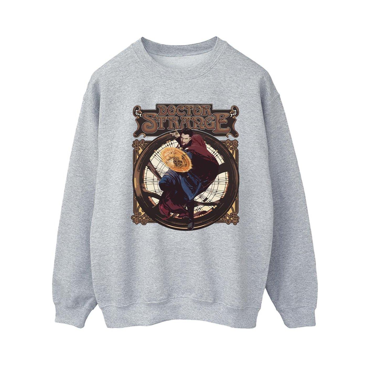 Image of Doctor Strange Circle Sweatshirt Damen Grau M