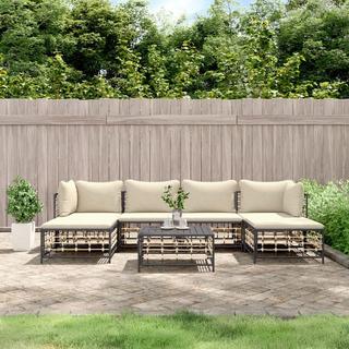 VidaXL Garten lounge set poly-rattan  